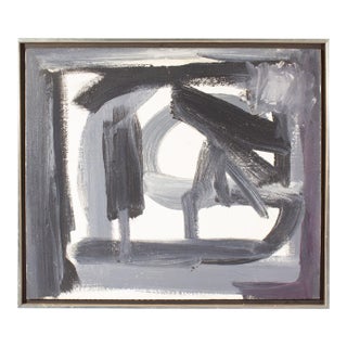 Oil on Board Abstract Painting by Pennerton West For Sale