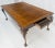 Chippendale Henredon Banded Burl Walnut Ball & Claw Feet Chippendale Dining Table 2 Ext MINT For Sale - Image 3 of 12