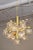 1970s Vintage Gaetano Sciolari Brass and Glass Cube Glass Chandelier Italian For Sale - Image 5 of 10