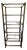 Vintage Faux Bamboo Étagère With Glass Shelves | Hollywood Regency & British Colonial Style For Sale