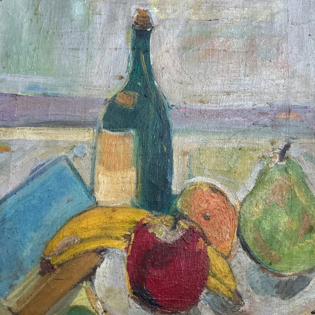 1970’s original modernist still life painting on canvas. Signed and dated. Measures 14x16. Check out my shop Robins Egg...