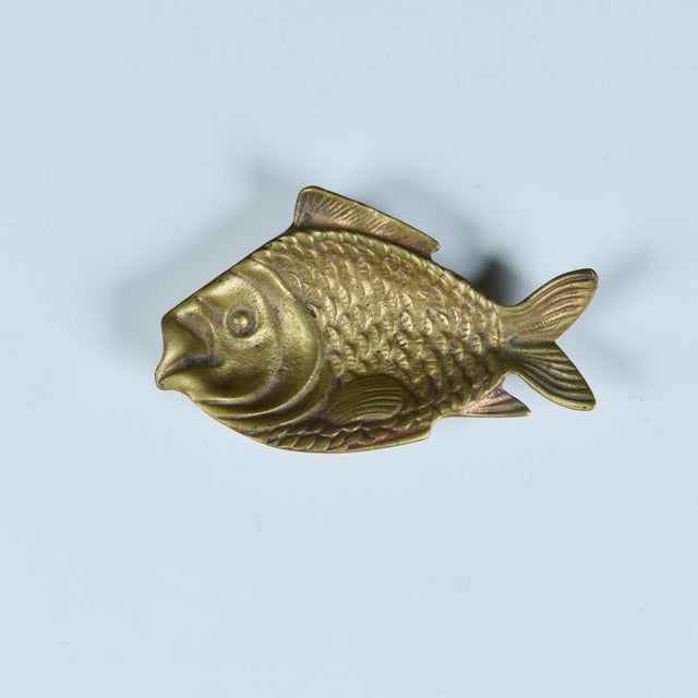 Brass Japanese Fish Dish For Sale - Image 10 of 13