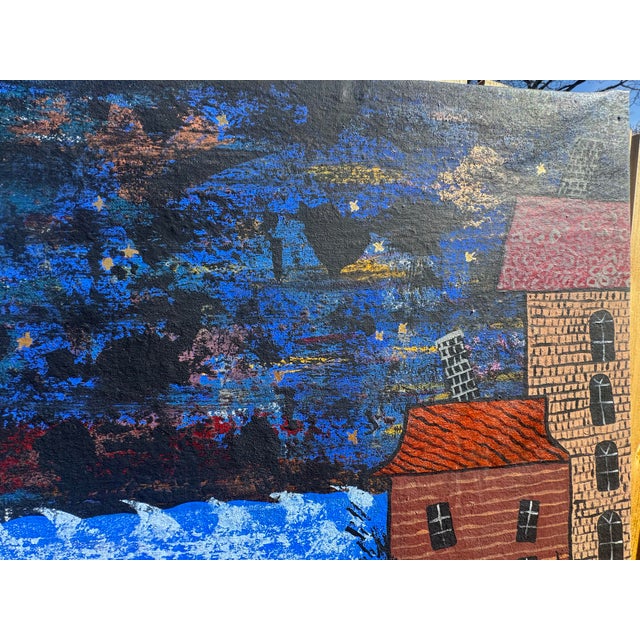 2000 - 2009 Jude Kirby Original Acrylic/Mixed Media on Canvas For Sale - Image 5 of 7