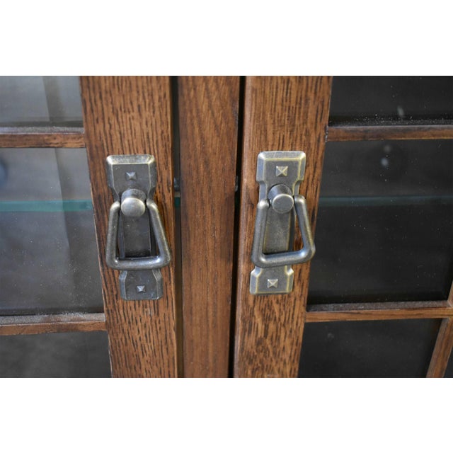 Mission Mission Quarter Sawn Oak 48" Tv Stand - Walnut For Sale - Image 3 of 7