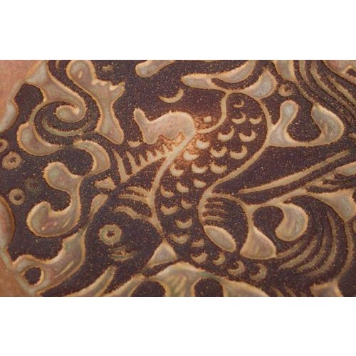 Stoneware Bowl with Mermaid and Fish Motif by Michael Andersen, 1960s-1970s For Sale - Image 4 of 7