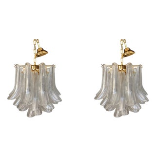 Murano Glass Selle Chandeliers by Simoeng, Set of 2 For Sale