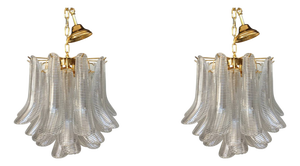 Murano Glass Selle Chandeliers by Simoeng, Set of 2