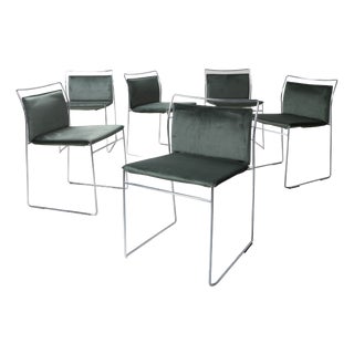 Takahama Chairs by Tulu Kazuhide for Simon Gavina, 1970s, Set of 6 For Sale