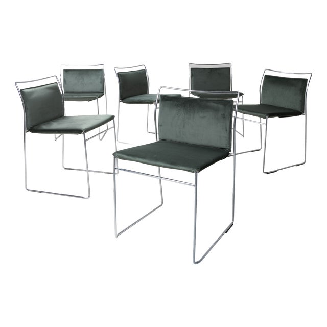 Takahama Chairs by Tulu Kazuhide for Simon Gavina, 1970s, Set of 6 For Sale