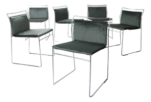 Takahama Chairs by Tulu Kazuhide for Simon Gavina, 1970s, Set of 6