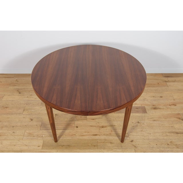 Feldballes Møbelfabrik Mid-Century Extendable Rosewood Dining Table from Feldballes Møbelfabrik, Denmark, 1960s For Sale - Image 4 of 17