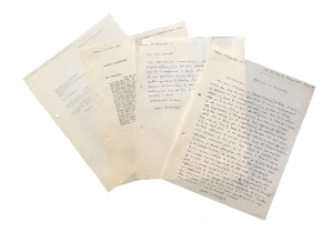 Collection of 4 Letters by Jean Dubuffet - 1955 1955
