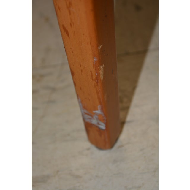 1970s Vintage Arts & Crafts Shaker Ethan Allen Pine Side Table W/ Drawer - Country Craftsman Collection For Sale - Image 14 of 18