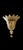 Exceptional Barovier & Toso wall lighting large mixte gold glass Murano with gilet gold metal structure. The Design and...