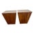 Pair of Vintage Mahogany Storage Side Tables For Sale