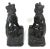 Army Green Antique Hand Carved Hard Stone - Marble Figuraive Dog Bookends - a Pair For Sale - Image 8 of 13