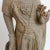 Vintage Stone Quan Yin Statue For Sale - Image 4 of 7