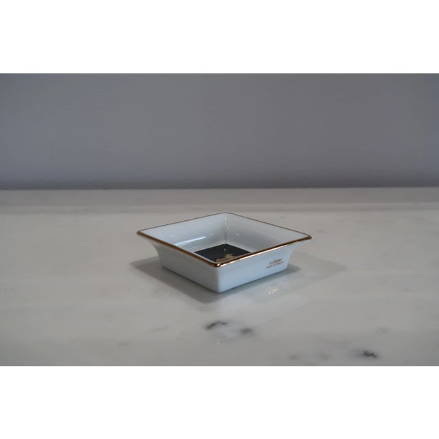 Porcelaine de Limoges Gold Decorated Black Panther Mini tray, very rare This piece has an attribution mark, I am sure that...