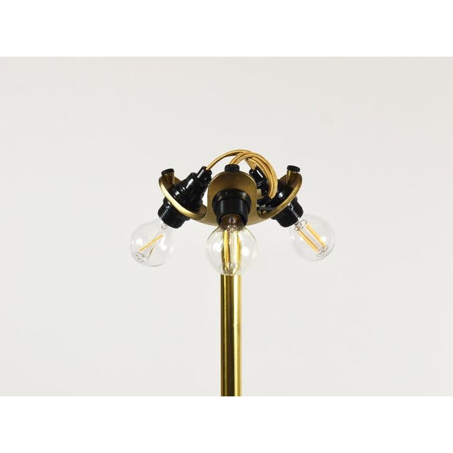Roberto Pamio Febo Floor Lamp in Marble, Brass & Murano Glass attributed to Leucos, Italy, 1970s For Sale - Image 17 of 18