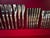 Wood Modernist Stainless Steel Flatware Set in Wooden Cabinet, 1960s, Set of 130 For Sale - Image 7 of 8