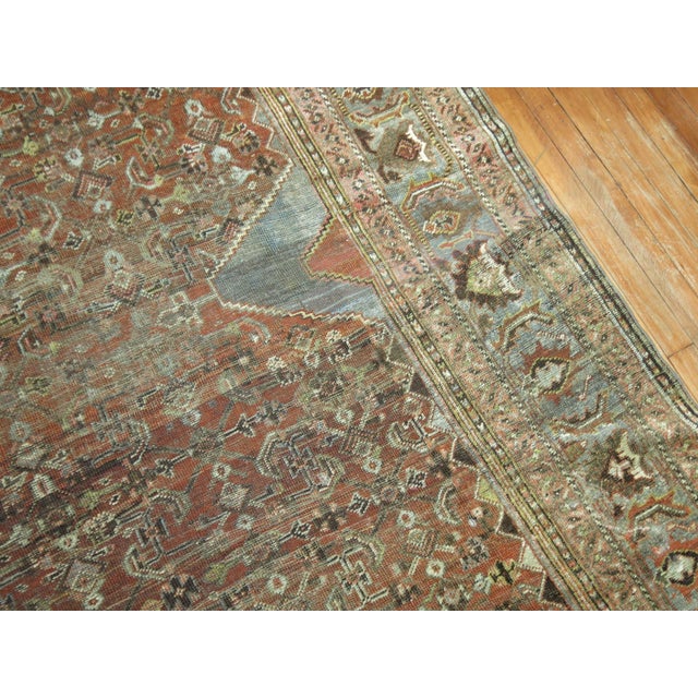 Early 20th Century Zabihi Collection Tribal Persian Room Rug For Sale - Image 5 of 12