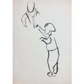 1930s Helen Malta Figure Drawing For Sale