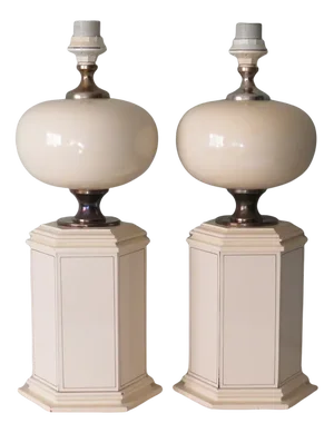 Table Lamps by Maison Le Dauphin, France, 1960-1970, Set of 2
