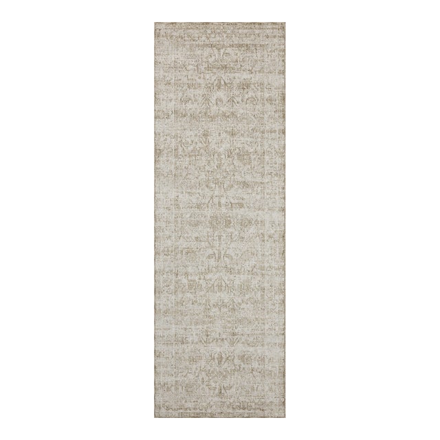 Amber Lewis x Loloi Honora Ivory / Natural 2'-7" x 10'-0" Runner Rug For Sale