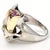 Contemporary 14KWRY Reto Modern Multi-Gemstone Ring, size 7 For Sale - Image 3 of 5