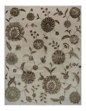 Handwoven Persian Tabriz Style Area Rug 8'2"×10'3"