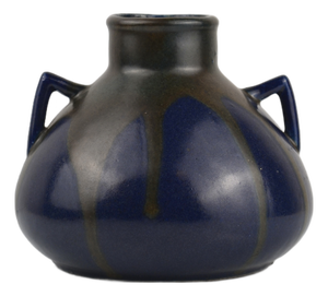 Art Deco Blue Glazed Stoneware Vase by Léon Pointu, France 1920s