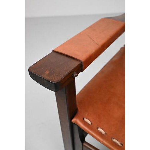 Brown Chair by Werner Biermann for Arte Sano Colombia For Sale - Image 8 of 15