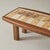 Brown French Ash Wood + Ceramic Tile Coffee Table Bird Motif by Roger Capron, 1960s For Sale - Image 8 of 11