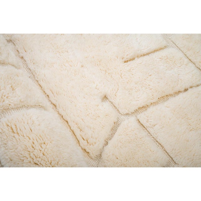 Hand-Knotted Wool Rug by Azele Studio For Sale - Image 10 of 11