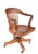 Early 20th Century Oak Bank of England Jury Style Swivel Desk Chair For Sale - Image 12 of 14