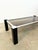 Contemporary Coffee Table in Black Metal and Chrome with Smoked Glass, 1970s For Sale - Image 3 of 12