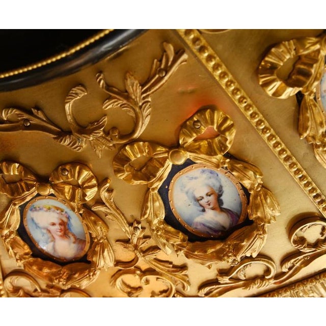 Napoleon III Revival Centre Table with Ormolu Plaques from Sèvres For Sale - Image 3 of 8