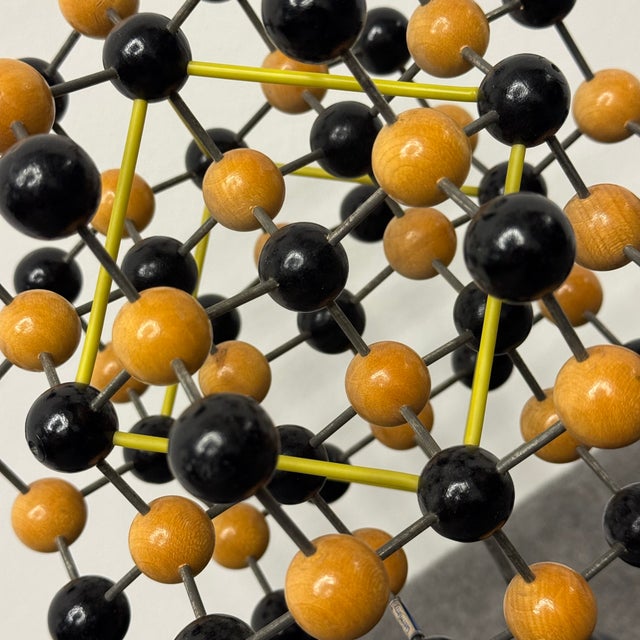BVintage Black Molecular Model, 1940s For Sale - Image 4 of 8