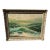 1950s Italian Original Oil Seascape Signed A. Reyes, Macy’s / Reliable Newark, Ornate Gilt Frame For Sale