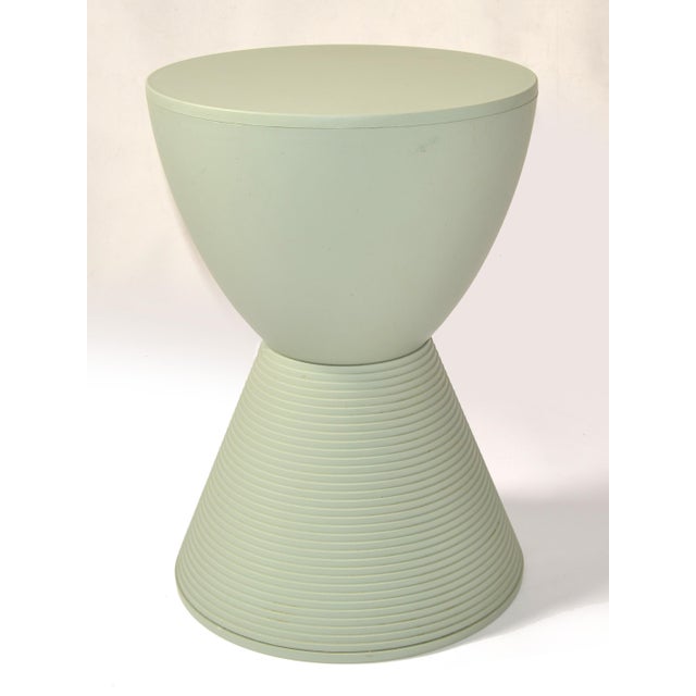Olive Vintage Philippe Starck Attributed Prince Aha Stool Kartell Fennel Green Mid-Century Modern For Sale - Image 8 of 12