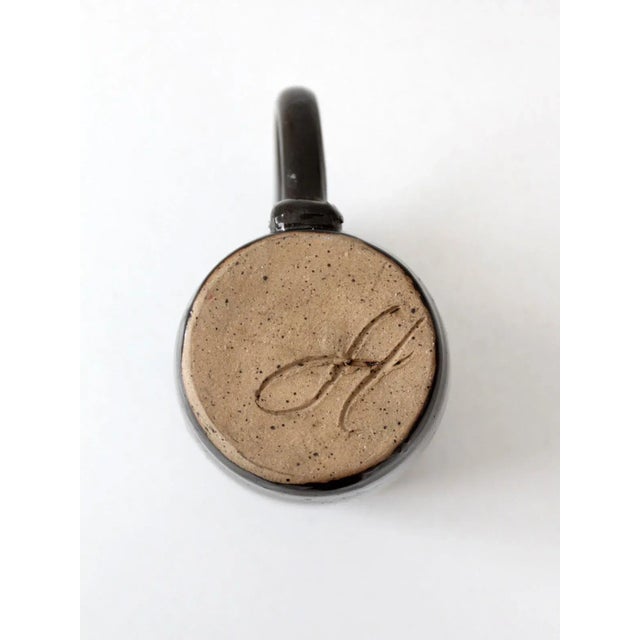 Vintage Studio Pottery Mug For Sale - Image 6 of 11