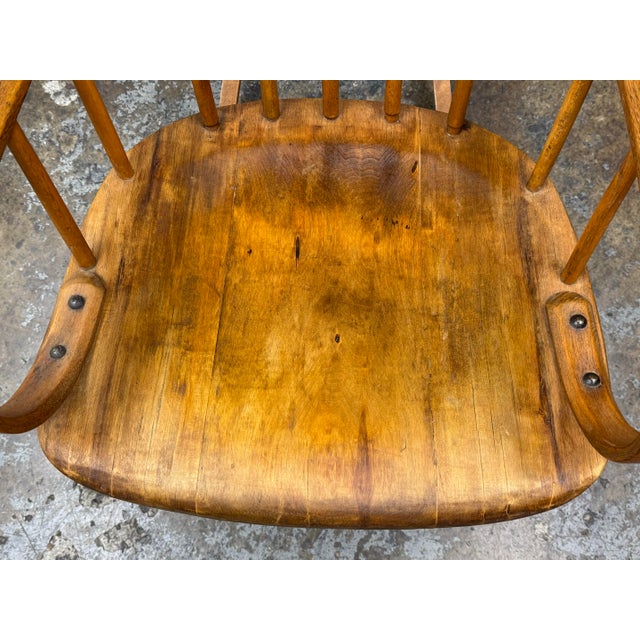 Handcrafted Rocking Chair, Vintage For Sale - Image 9 of 12