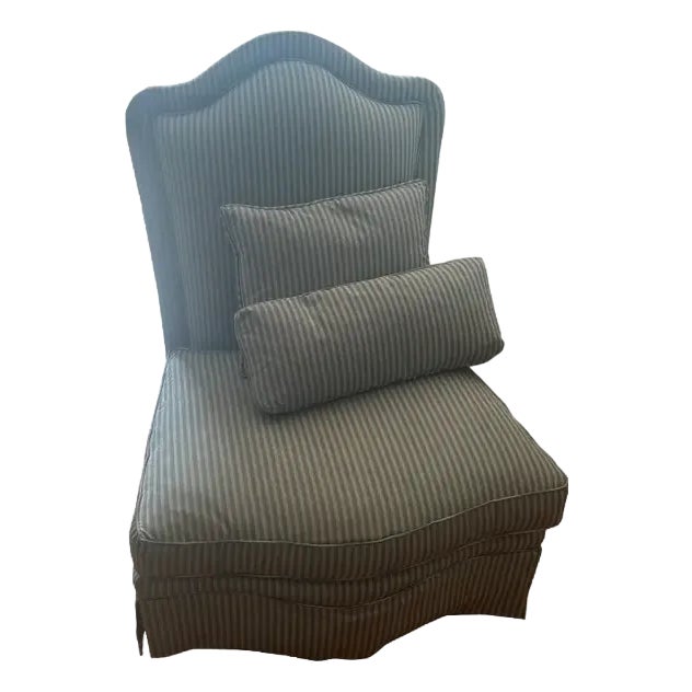 1990s Slipper Chair by Baker For Sale