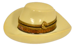 Limoges Stetson Hat Accent Box