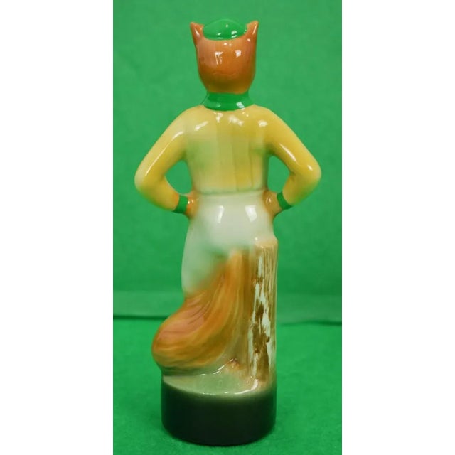 Shabby Chic Natty Ceramic Fox Figurine For Sale - Image 3 of 5