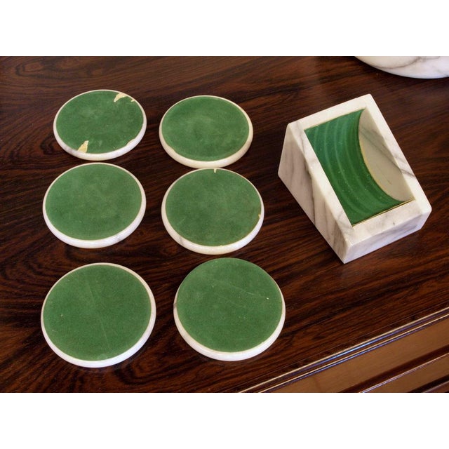 Stone Vintage Italian Carrare Marble Set, 1970s For Sale - Image 7 of 18