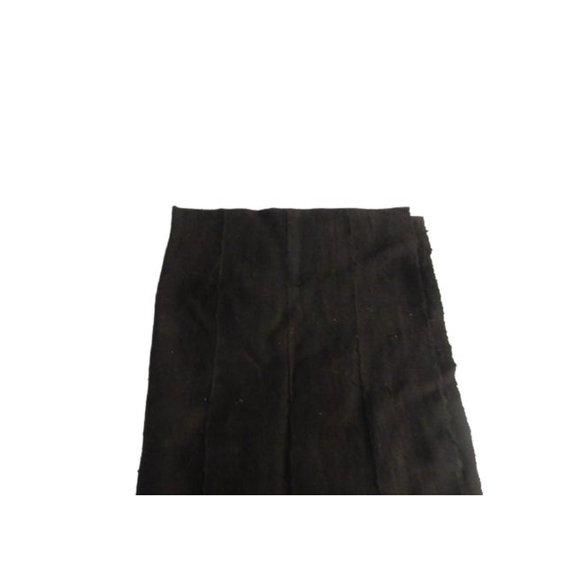 1970s African cotton Black Mud Cloth Textile Mali For Sale - Image 5 of 7