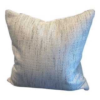 Ivory & Black Stria Pillows For Sale