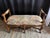 Late 20th Century Louis XV Style Carved Wood Window Bench in Leopard & Floral Tapestry For Sale - Image 4 of 12