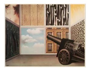 1972 After Rene Magritte "On the Threshold of Liberty", First Edition Photogravure